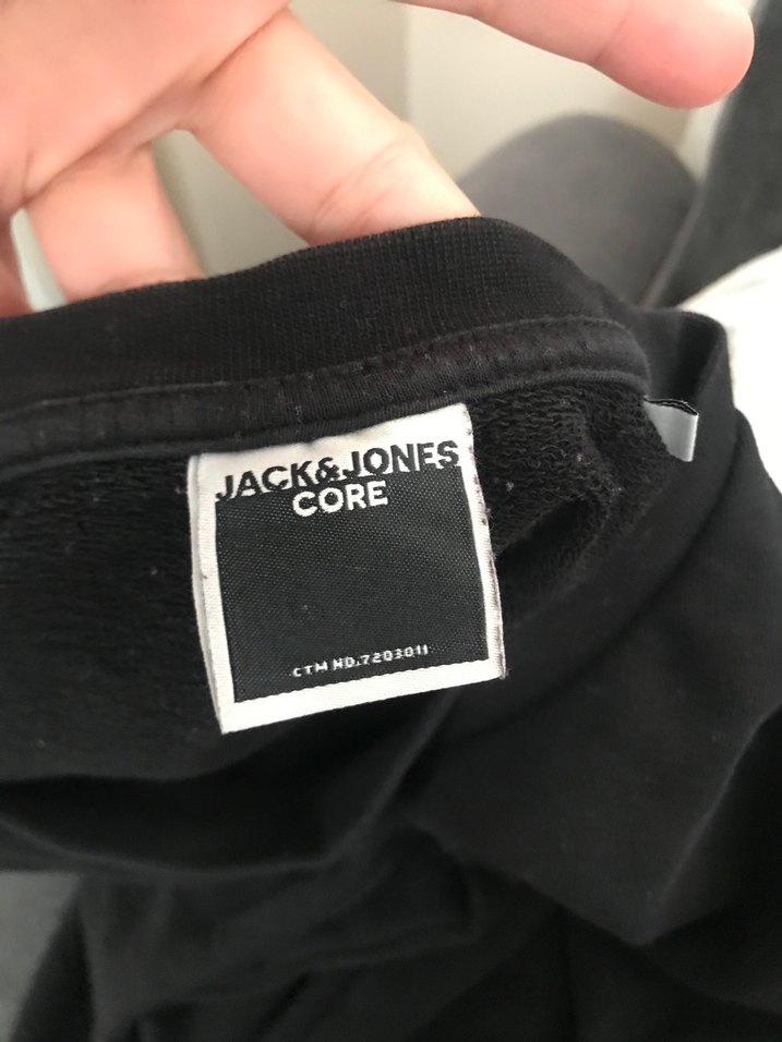 Jack & Jones Siyah Oversize Sweatshirt - Görsel 4