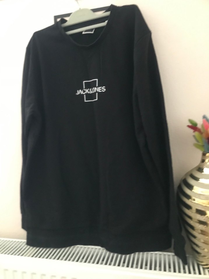 Jack & Jones Siyah Oversize Sweatshirt - Görsel 2