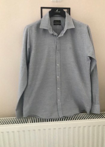 Gri Erkek Gömlek - Görsel 3