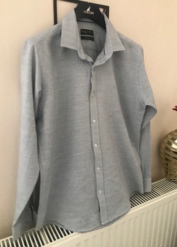 Gri Erkek Gömlek - Görsel 2