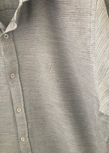 Gri Erkek Gömlek - Görsel 5