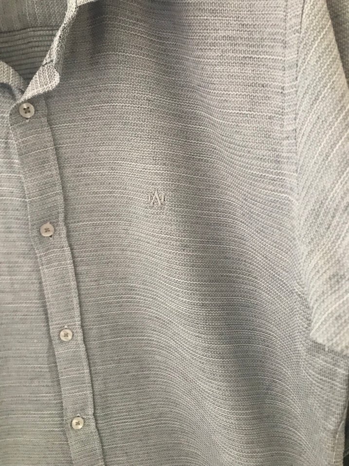 Gri Erkek Gömlek - Görsel 5