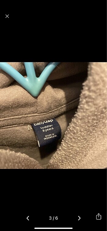 Zara kazak gap polar sweat - Görsel 8