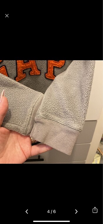 Zara kazak gap polar sweat - Görsel 9