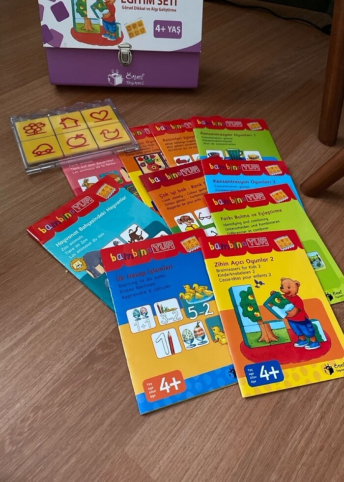 Bambino 4 yaş eğitim seti - Görsel 2