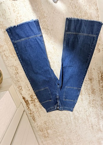 Trendyol & Milla Kadın Lacivert Denim Ceket Düğmeli takım