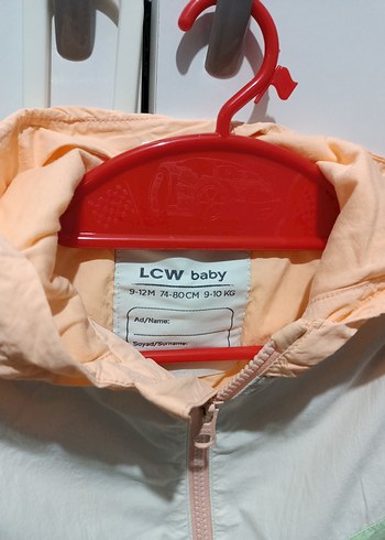 Renkli Kapüşonlu Kız Çocuk Yağmurluk - Görsel 2