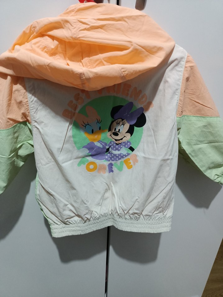 Renkli Kapüşonlu Kız Çocuk Yağmurluk - Görsel 3