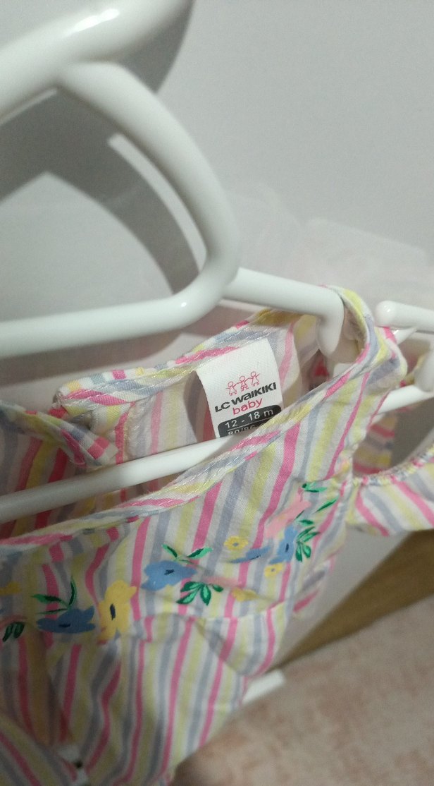 Çiçek İşlemeli Renkli Kız Çocuk Bluz - Görsel 2