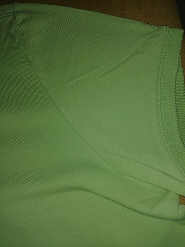 l Beden yeşil Renk Polo yakalı tşörth