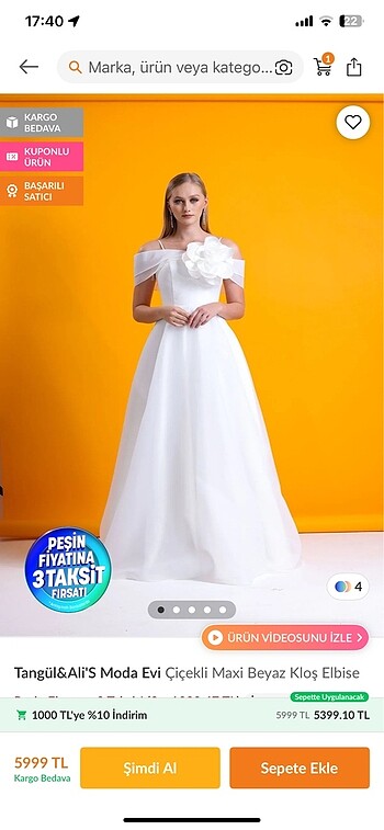 l Beden Gelinlik nikah elbisesi