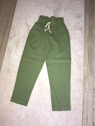 Bershka keten pantolon