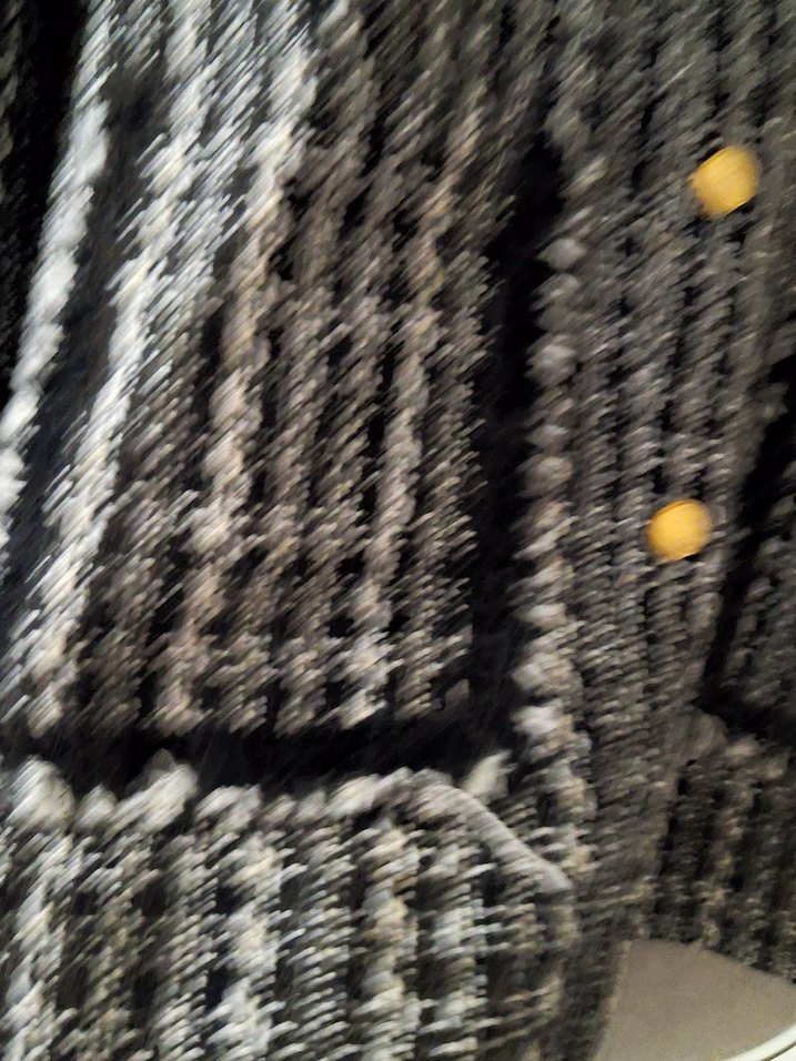 Gri Düğmeli Midi Kadın Kaban - Görsel 3