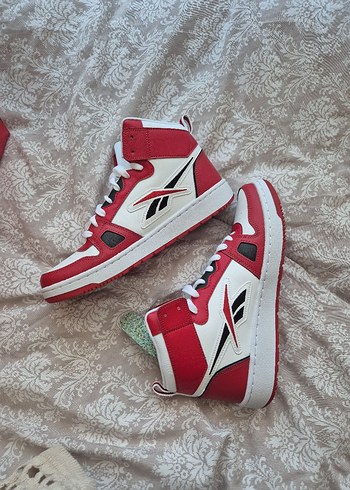 41 Beden kırmızı Renk Kırmızı Beyaz Unisex Spor Ayakkabı 41 Numara