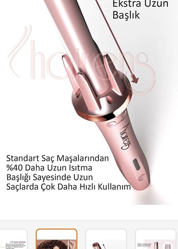 Hairens otomatik saç maşası - Görsel 4