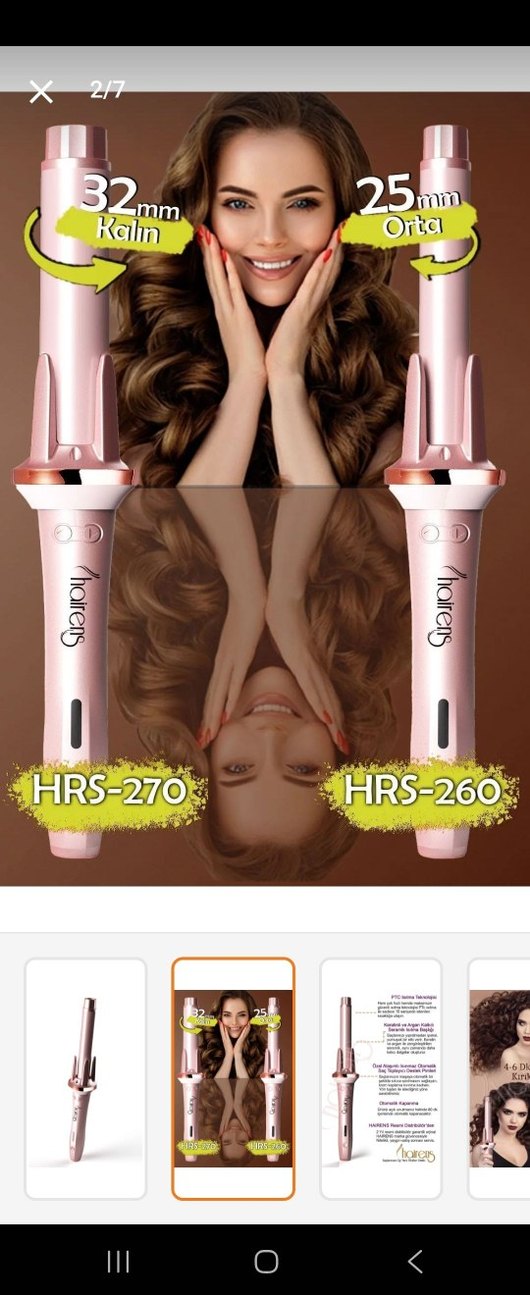 Hairens otomatik saç maşası - Görsel 2