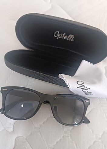  Beden siyah Renk Optelli marka güneş gözlüğü 