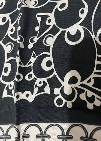 Çiçekli ve Desenli Bohem Kadın Fular - Görsel 2