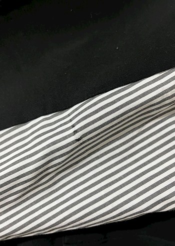 Siyah Çizgili Kollu Kadın Tunik - Görsel 2