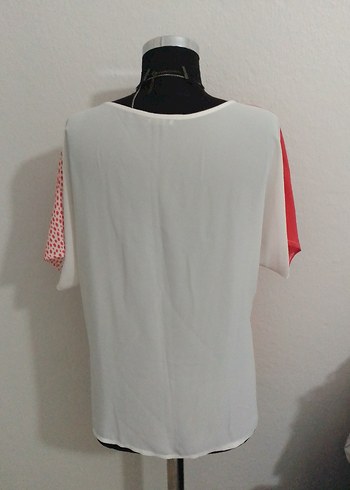 Trendyol & Milla Zincir Detaylı Kırmızı Desenli Kadın Bluz