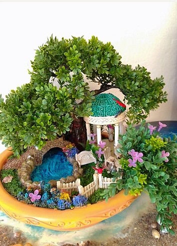 American Vintage Thomas Kinkade Floral Garden ışıklı koleksiyon antika ithal Amer