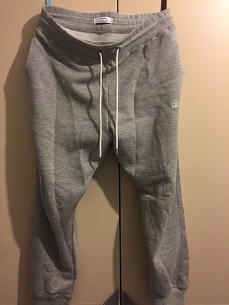 Bershka gri erkek eşofman altı