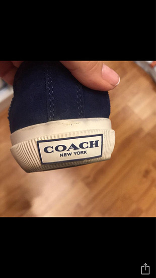 Orjinal coach deri süet karışık sneaker 
