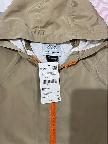 24-36 Ay Beden camel Renk zara minnie yapmurluk