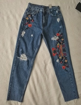 Pull&Bear marka şık mom jeans 36 beden