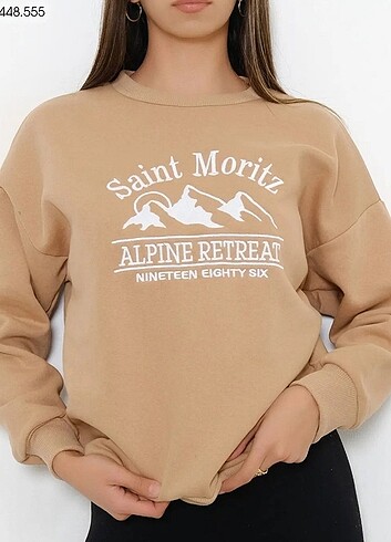 s Beden Önü desenli sweatshirt 