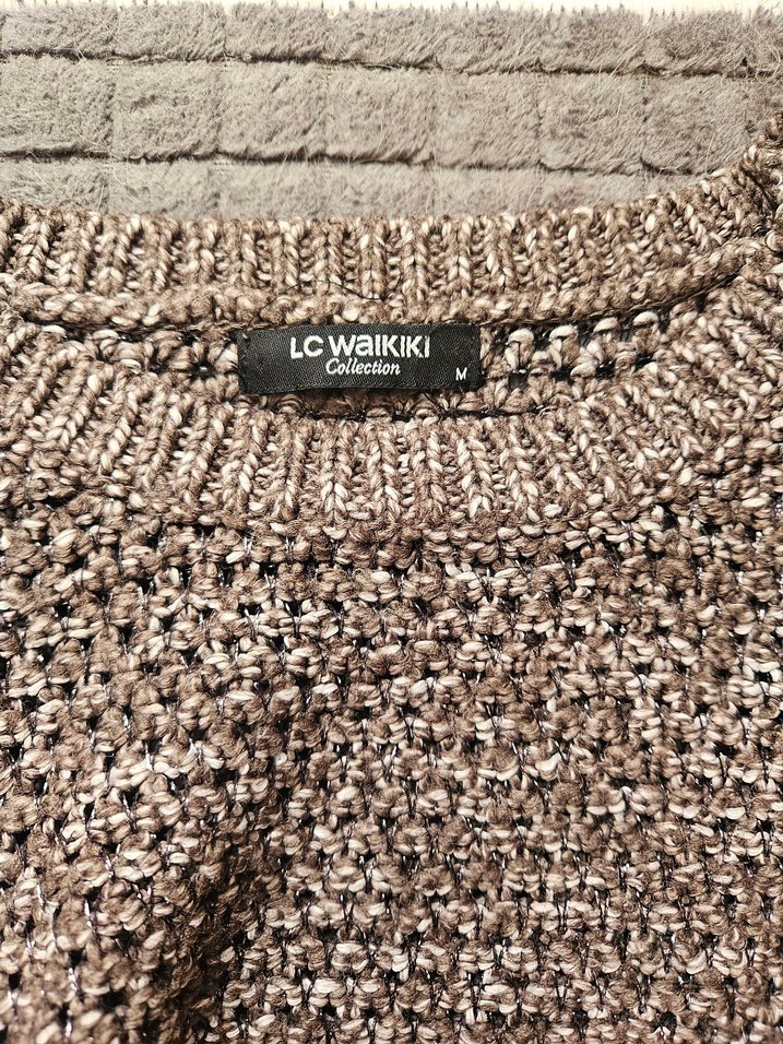 Lc waikiki kahverengi simli kazak - Görsel 2