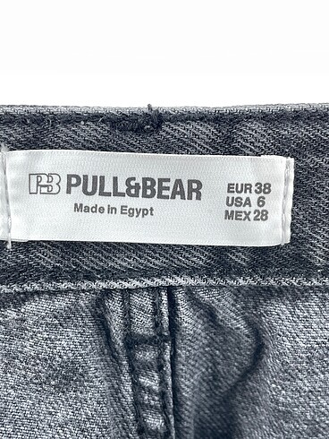 38 Beden gri Renk Pull and Bear Jean / Kot Şort %70 İndirimli.