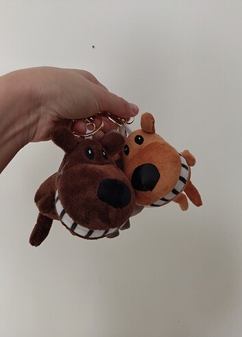 Beden Köpek peluş anahtarlık