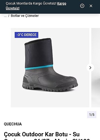 Decathlon Decathlon Çocuk Outdoor Kar Botu