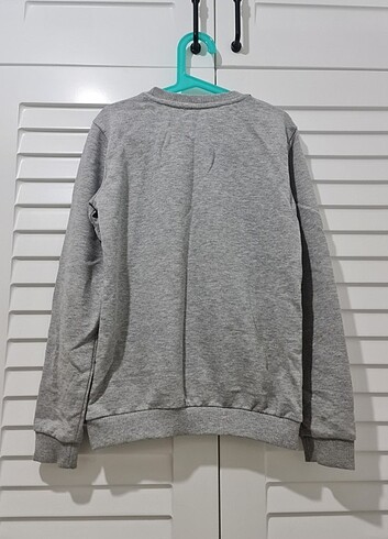 11-12 Yaş Beden Funky Rocks Pul İşlemeli Sweatshirt