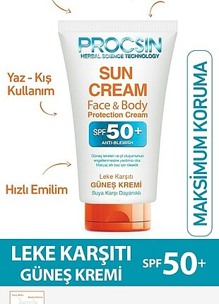 Procsin güneş kremi