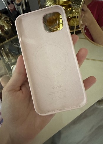 Pudra pembe ıphone 13 orjinal kılıf - Görsel 6