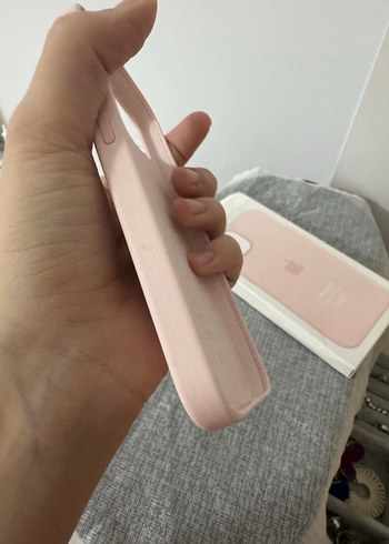 Pudra pembe ıphone 13 orjinal kılıf - Görsel 7