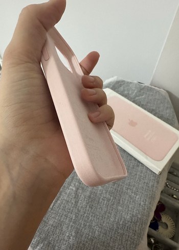Pudra pembe ıphone 13 orjinal kılıf - Görsel 3