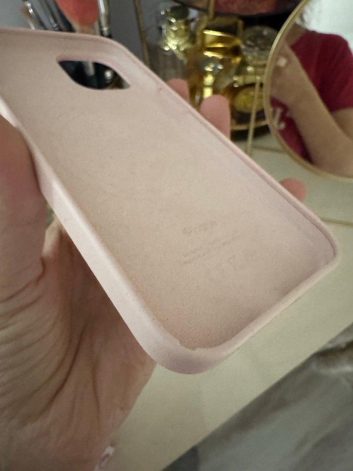 Pudra pembe ıphone 13 orjinal kılıf - Görsel 5