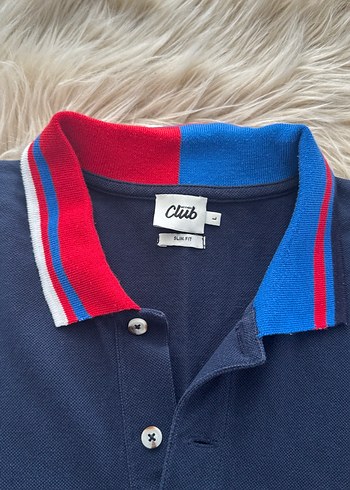 Düğmeli Lacivert Erkek Polo orjinal beymen Tişört - Görsel 3