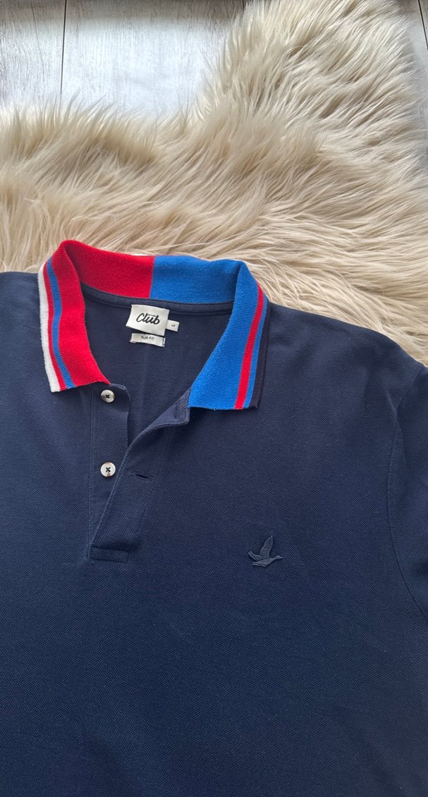 Düğmeli Lacivert Erkek Polo orjinal beymen Tişört - Görsel 2