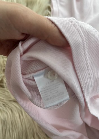 Lacoste orjinal M beden slim fit Pembe Kısa Kollu erkek tişört - Görsel 5