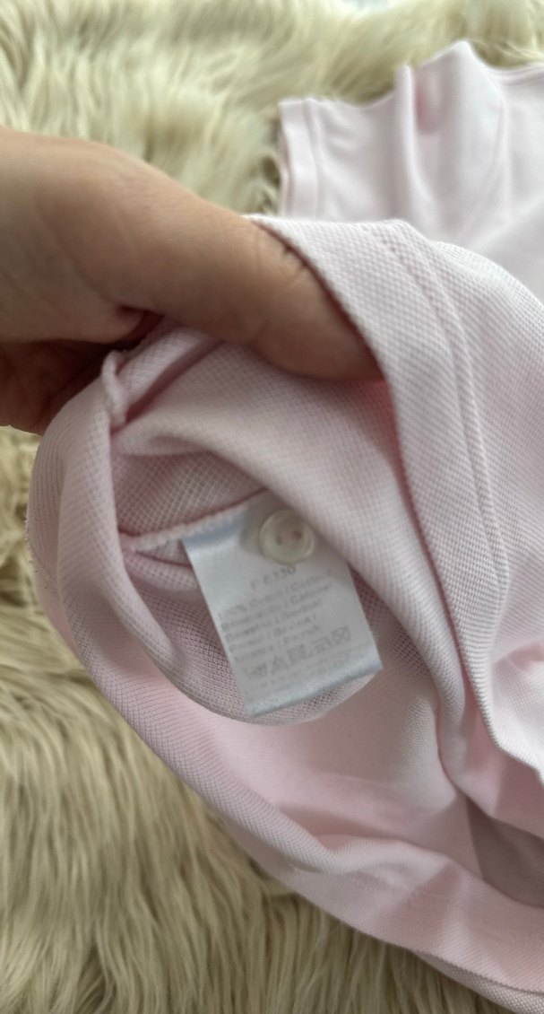 Lacoste orjinal M beden slim fit Pembe Kısa Kollu erkek tişört - Görsel 5