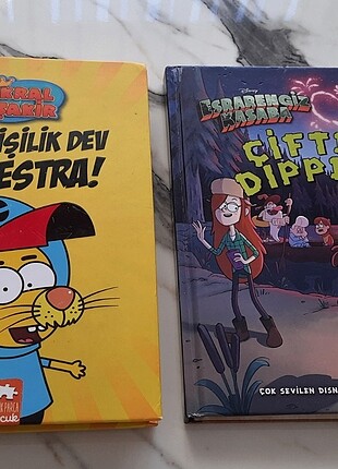 2 adet kalın kapak çocuk kitabı