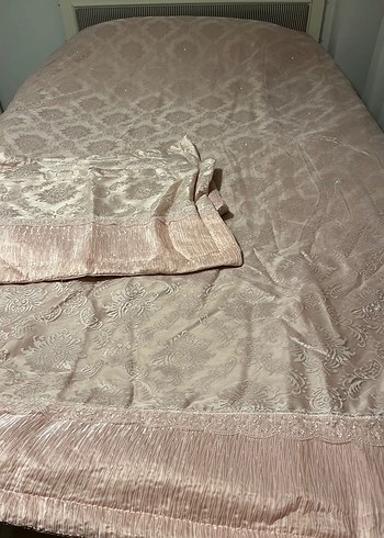 Pembe Pastel Renkli Yatak Örtüsü - Görsel 3