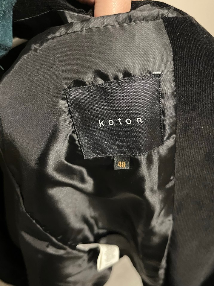 Erkek Siyah Düğmeli Ofis Ceket - Görsel 5