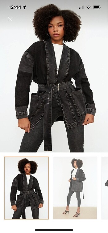 Oversize Denim Ceket