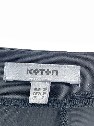 36 Beden siyah Renk Koton Mini Etek %70 İndirimli.