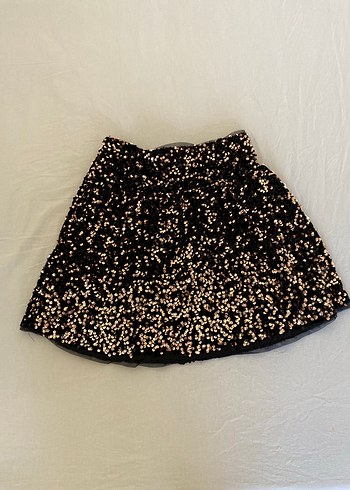 Zara Pullu Mini Etek